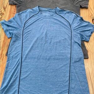 LULULEMON Men's METAL VENT TECH Short Sleeve Stretch T-Shirt Lot Of 2 Size Large